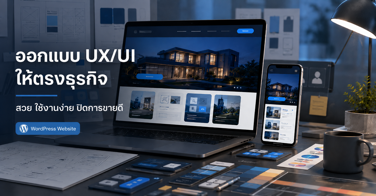ออกแบบ UX/UI เว็บไซต์ธุรกิจ เว็บไซต์ WordPress สำหรับธุรกิจ