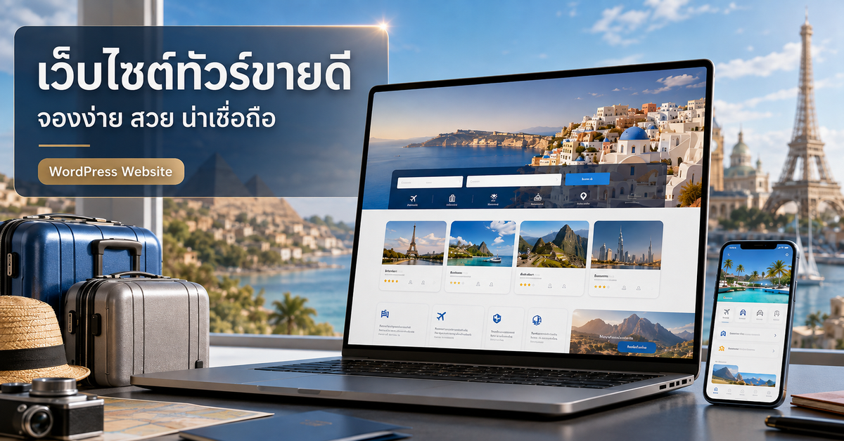เว็บไซต์บริษัททัวร์ขายแพ็กเกจออนไลน์ เว็บไซต์ WordPress สำหรับธุรกิจ