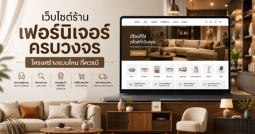 เว็บไซต์ร้านเฟอร์นิเจอร์ครบวงจร: เหตุผลและโครงสร้างที่ควรมี