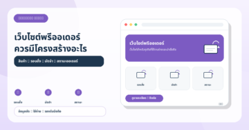 เว็บไซต์พรีออเดอร์: ตัวอย่างโครงสร้างและแนวทางนำไปใช้