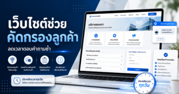 เว็บไซต์ช่วยคัดกรองลูกค้า: ลดเวลาตอบคำถามซ้ำอย่างไร